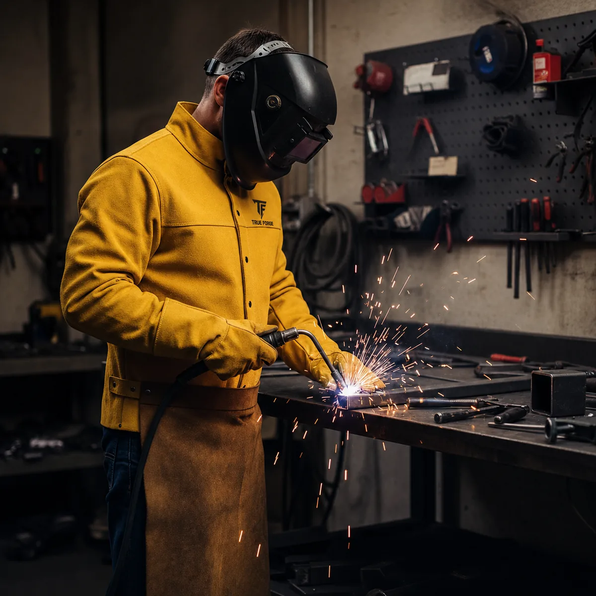 Leather Welding Jacket